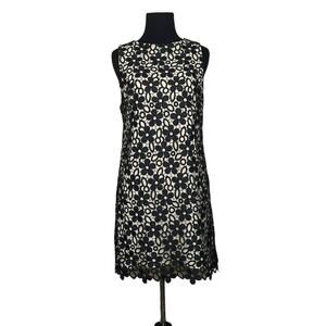 Alice + Olivia Clyde floral lace sheath mini dress size 4